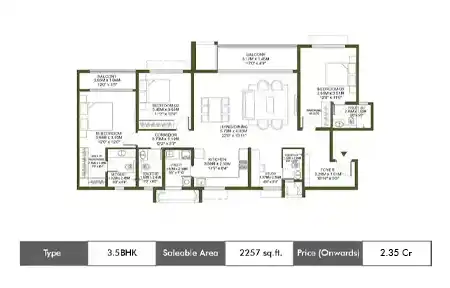 Site & Floor Plan of Godrej Lakeside Orchard