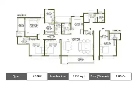 Site & Floor Plan of Godrej Lakeside Orchard