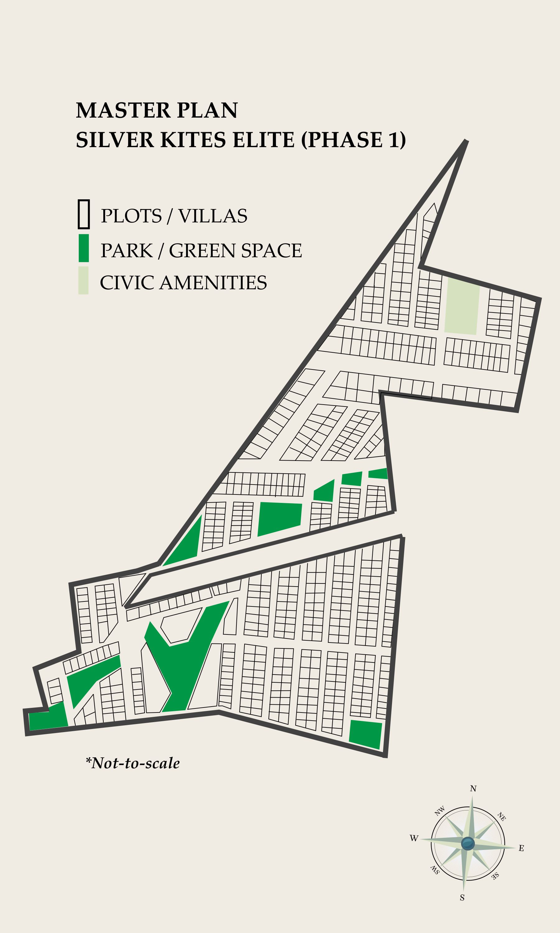 Silver Kites residential layout by EssEnn Infra Township